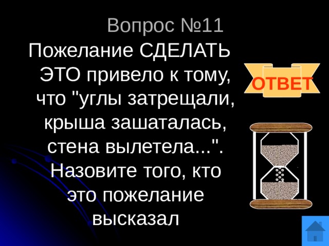 Вопрос №11 Пожелание СДЕЛАТЬ ЭТО привело к тому, что 
