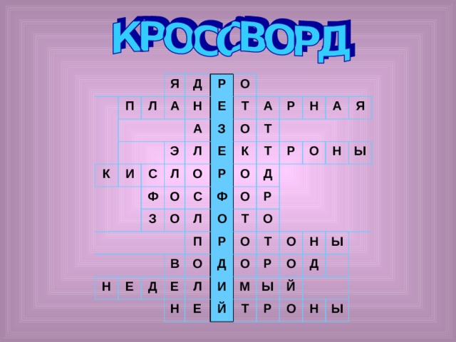 П Л Я А Д К Р Н И Э Е С А О Л Ф З Т Л Е А О О О З Р О С Р Т К Н Ф Т Н Е О Л О Д П Р О В А Д О Р Р Я Е О Т Н О О Н Д Л Ы Т О И Е Р О Й М Н О Т Ы Д Ы Р Й О Н Ы 
