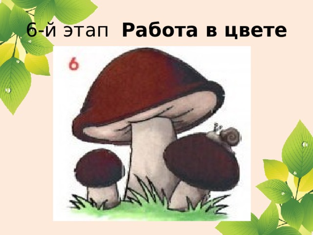 6-й этап Работа в цвете 