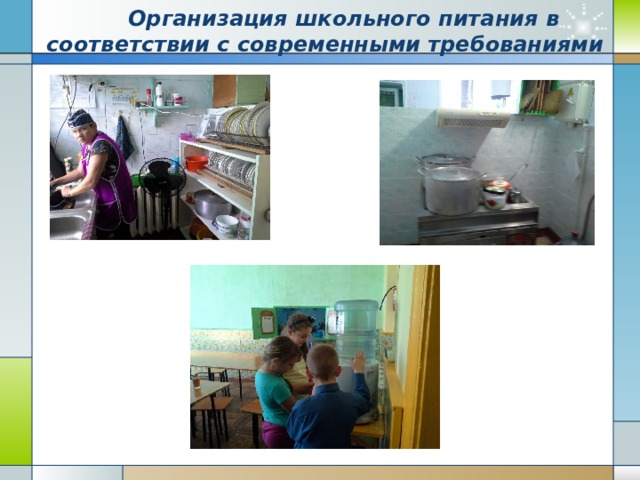  Организация школьного питания в соответствии с современными требованиями 