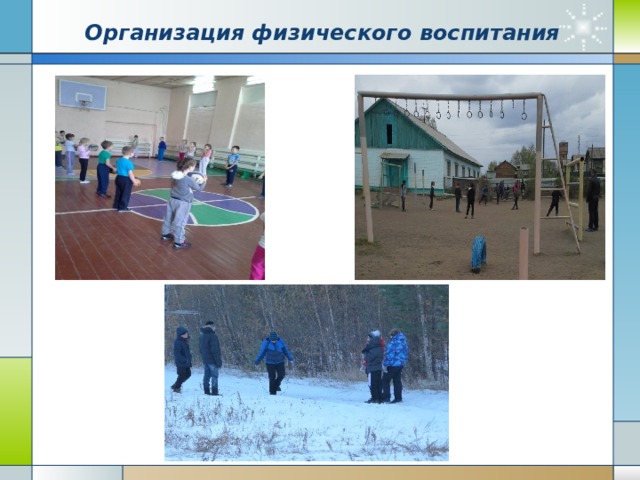 Организация физического воспитания 
