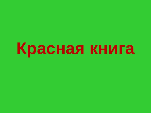 Красная книга 
