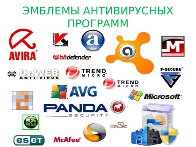 ЭМБЛЕМЫ АНТИВИРУСНЫХ ПРОГРАММ 