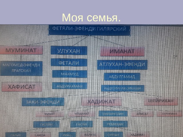 Моя семья. 