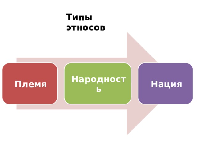 Типы этносов Племя Народность Нация 3 