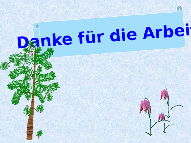 Danke für die Arbeit! 