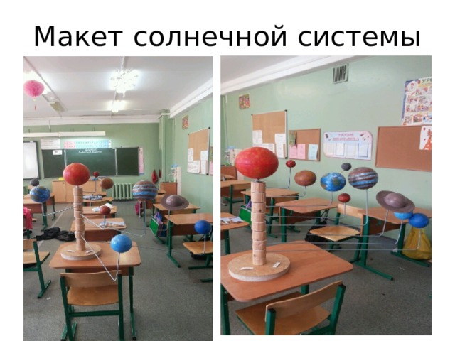 Макет солнечной системы 
