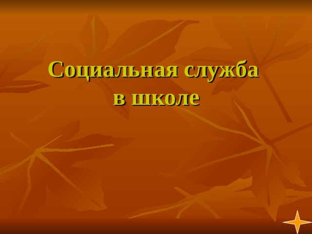 Социальная служба  в школе 2  