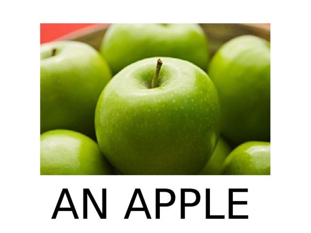AN APPLE 