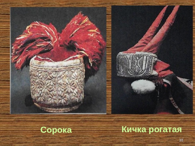 Кичка рогатая Сорока  
