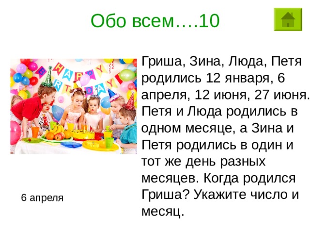 Обо всем….10 6 апреля 