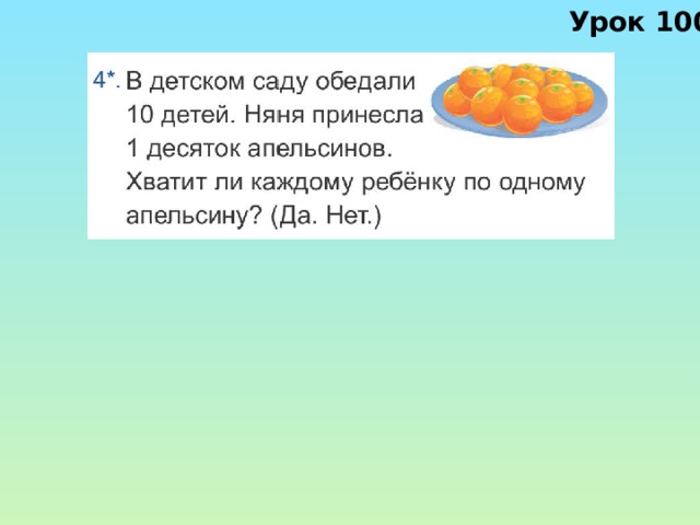 Урок 100 