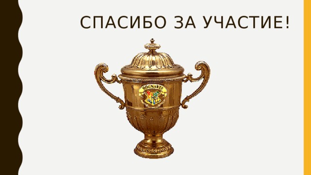 СПАСИБО ЗА участие! 