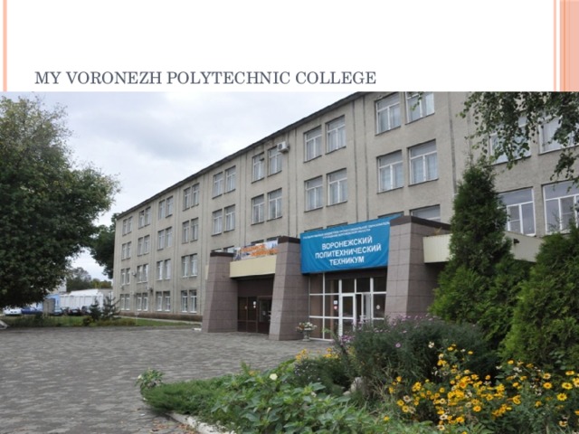 My Voronezh Polytechnic College 