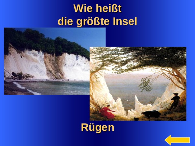 Wie heißt die größte Insel  Welcome to Power Jeopardy   © Don Link, Indian Creek School, 2004 You can easily customize this template to create your own Jeopardy game. Simply follow the step-by-step instructions that appear on Slides 1-3. Rügen