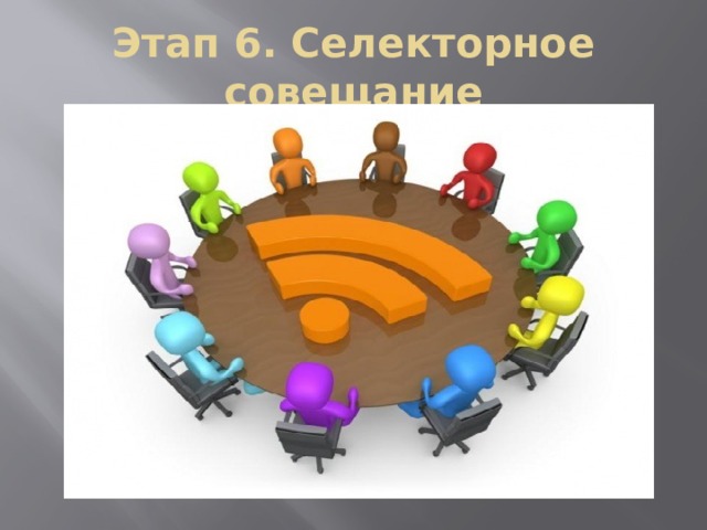 Этап 6. Селекторное совещание Директора фирм приглашаются на селекторное совещание.  