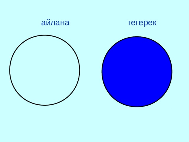 тегерек айлана  