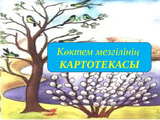  Көктем мезгілінің  КАРТОТЕКАСЫ  