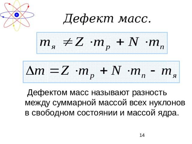Дефект масс. 