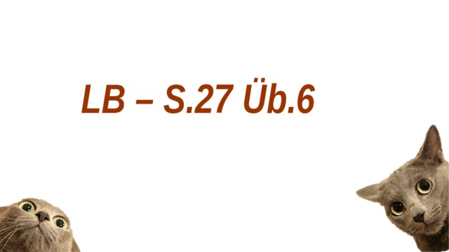 LB – S.27 Üb.6 
