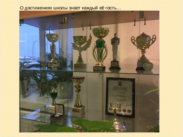 О достижениях школы знает каждый её гость… 