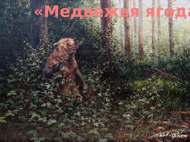«Медвежья ягода» 