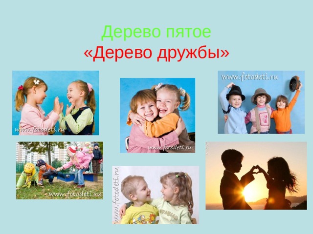 Дерево пятое  «Дерево дружбы»   