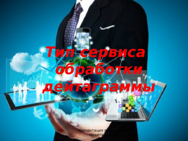 Тип сервиса обработки дейтаграммы презентация подготовлена Никитиным М.Е. 