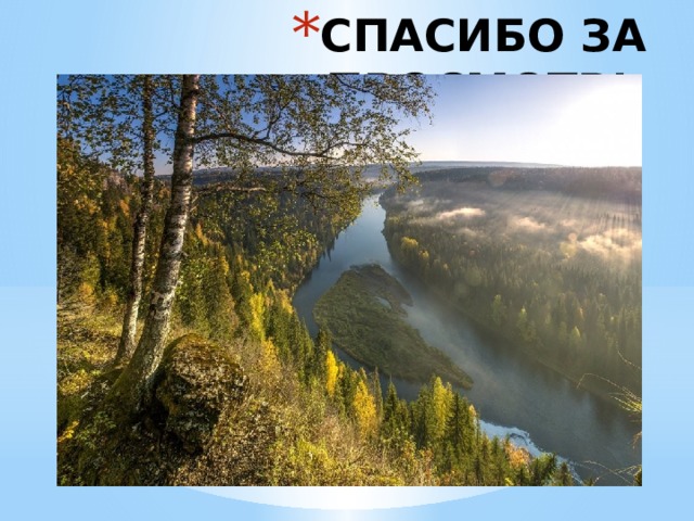 СПАСИБО ЗА ПРОСМОТР! 
