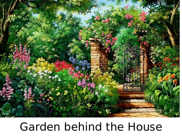 Garden behind the House 