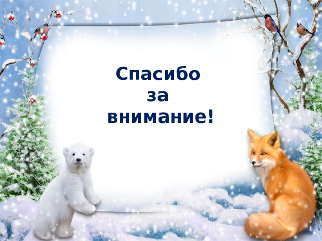 Спасибо  за  внимание! 