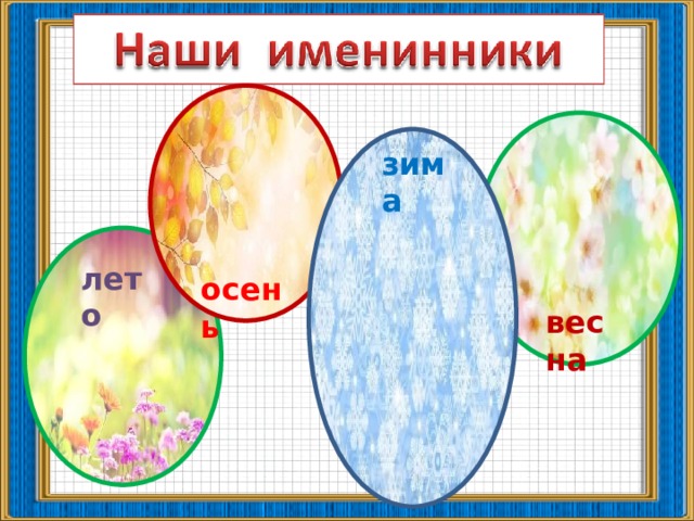 зима лето осень весна