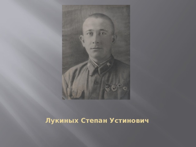 Лукиных Степан Устинович 