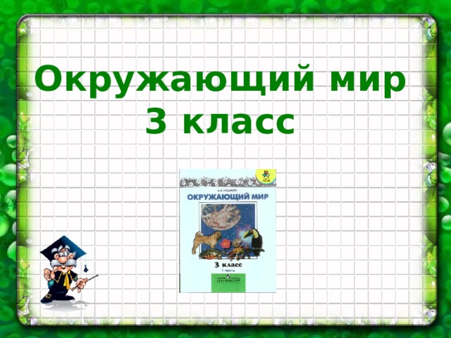 Окружающий мир  3 класс 