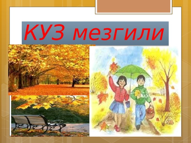 КУЗ мезгили 