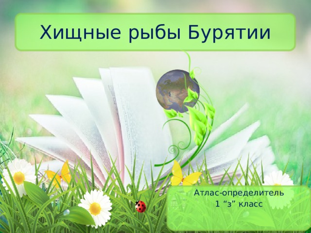 Хищные рыбы Бурятии Атлас-определитель 1 “з” класс 