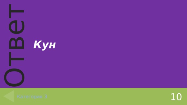  Кун Категория 3 10 