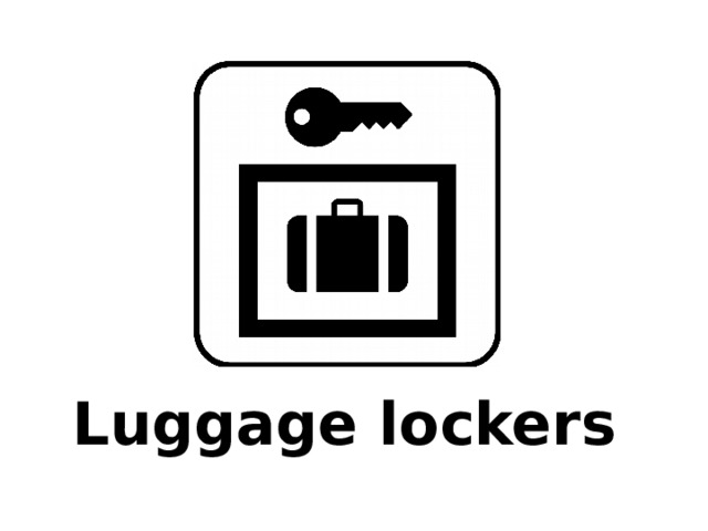 Luggage lockers 