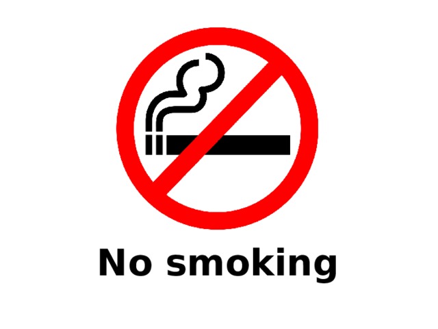 No smoking 