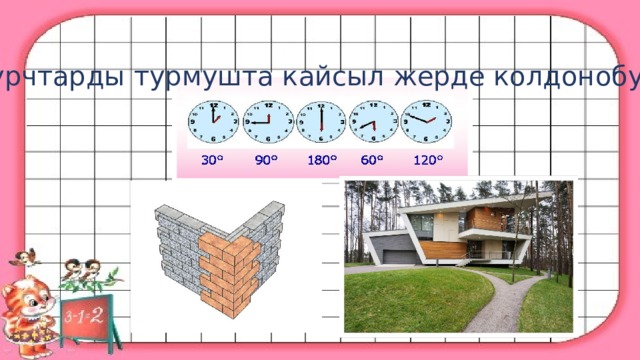 Бурчтарды турмушта кайсыл жерде колдонобуз 