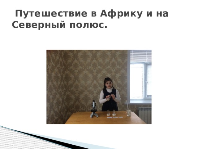  Путешествие в Африку и на Северный полюс. 