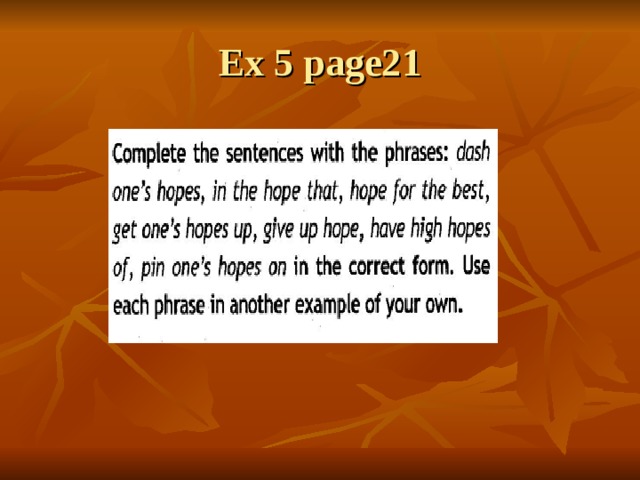 Ex 5 page21 