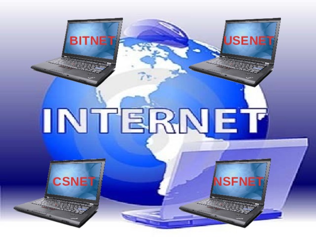 USENET BITNET NSFNET CSNET 