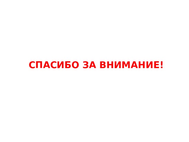 СПАСИБО ЗА ВНИМАНИЕ! 