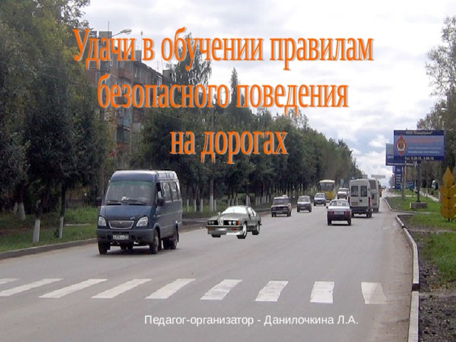 Педагог-организатор - Данилочкина Л.А. 