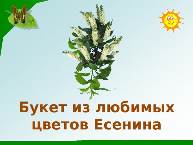 Букет из любимых цветов Есенина 