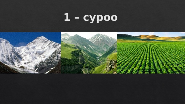 1 – суроо 