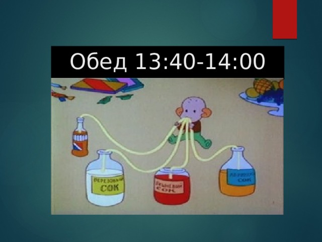 Обед 13:40-14:00 