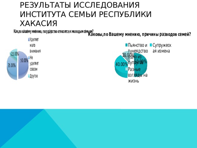 Результаты исследования института Семьи Республики Хакасия 