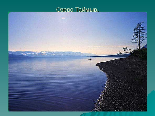 Озеро Таймыр. 